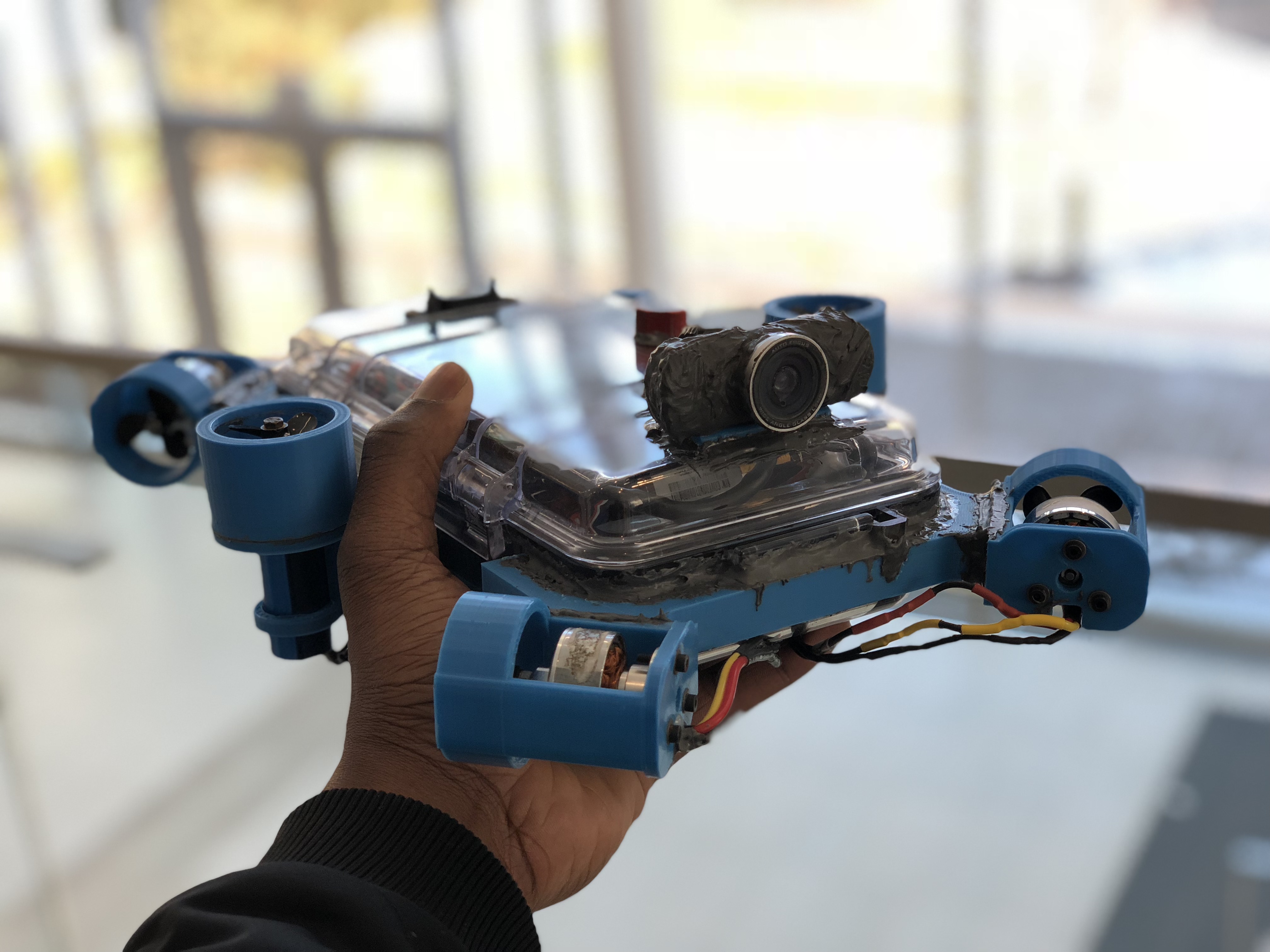 Photo of miniature underwater vehicle